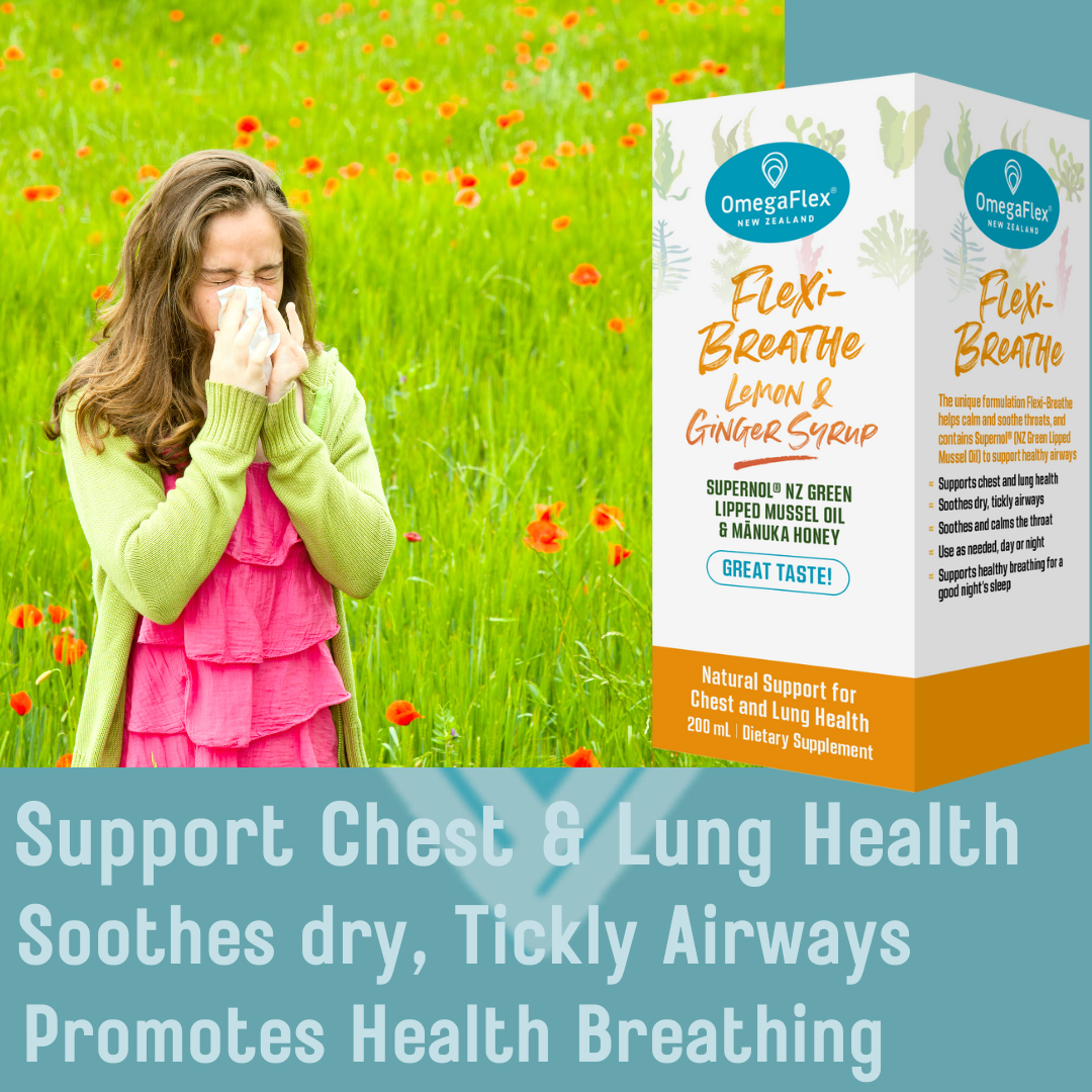 OmegaFlex - Flexi-Breathe Lemon & Ginger Syrup