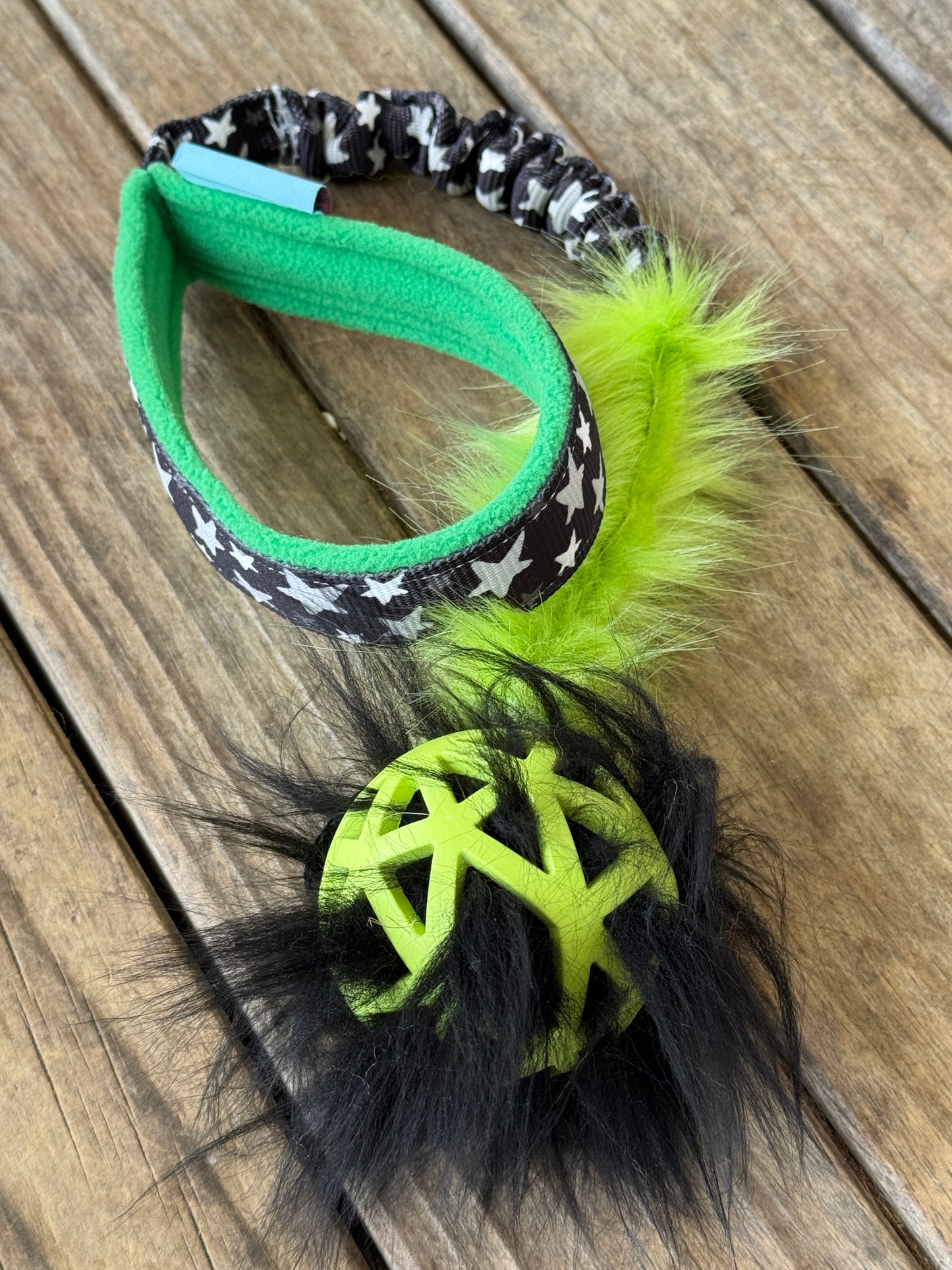 Fluffin-Stein- Sheepy Stuffed Lattice Ball Tugs