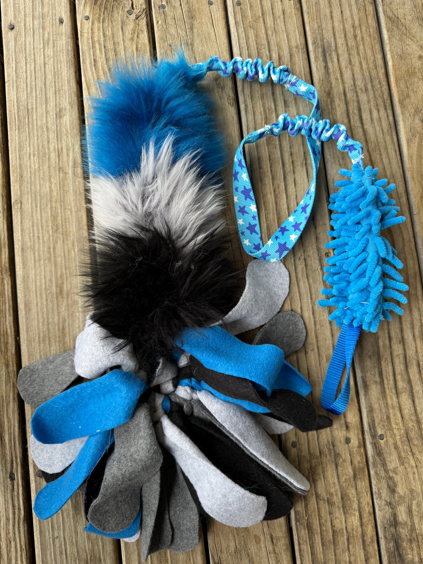 Sheepy and Tassel CHASER Combo - with bungee attachment end