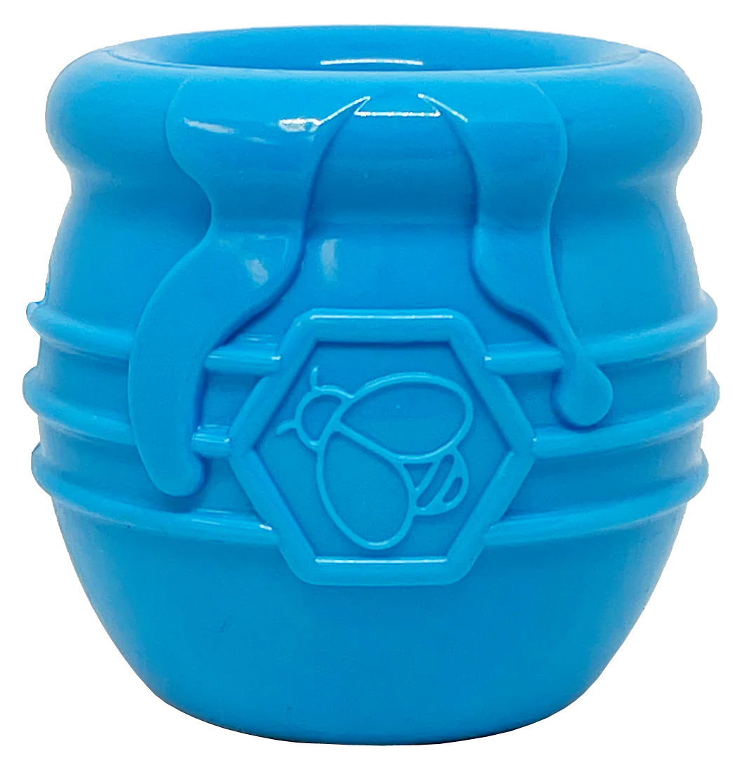 Soda Pup - HONEY POT DURABLE PUP-X RUBBER TREAT DISPENSER & ENRICHMENT TOY