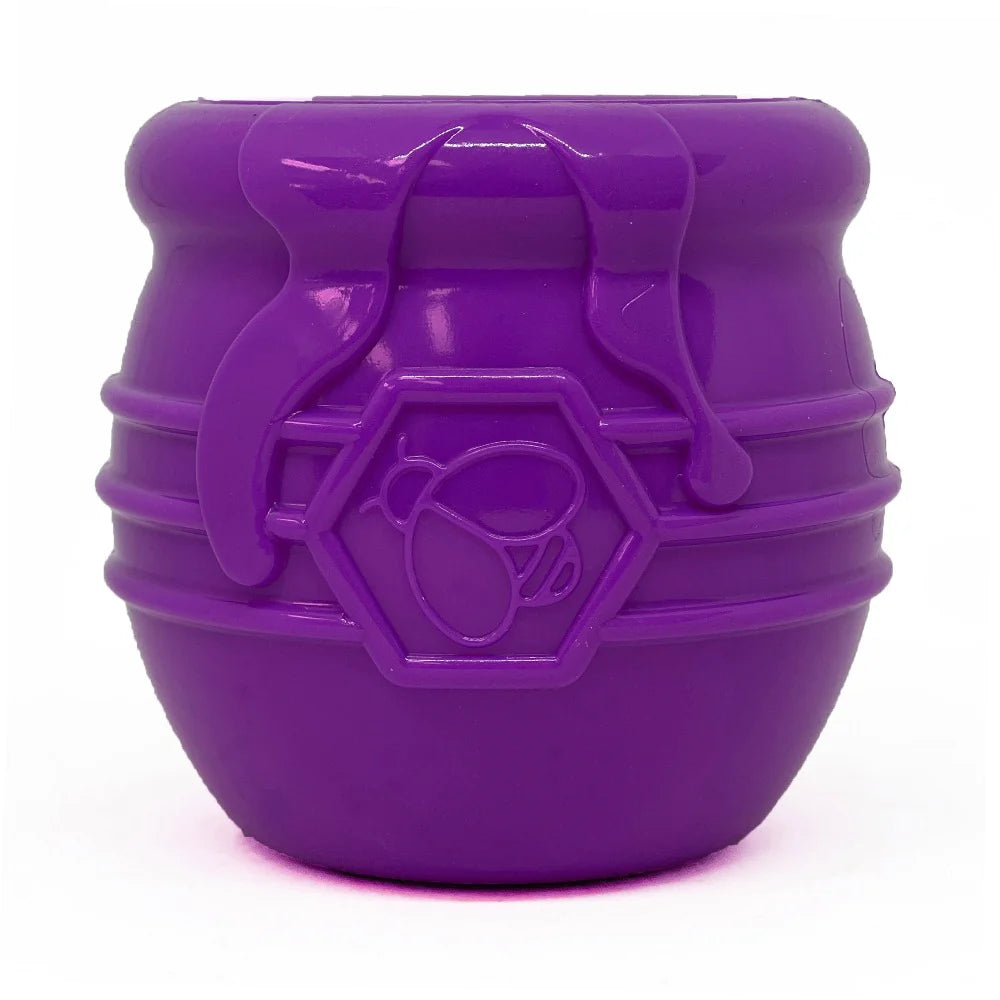 Soda Pup - HONEY POT DURABLE PUP-X RUBBER TREAT DISPENSER & ENRICHMENT TOY