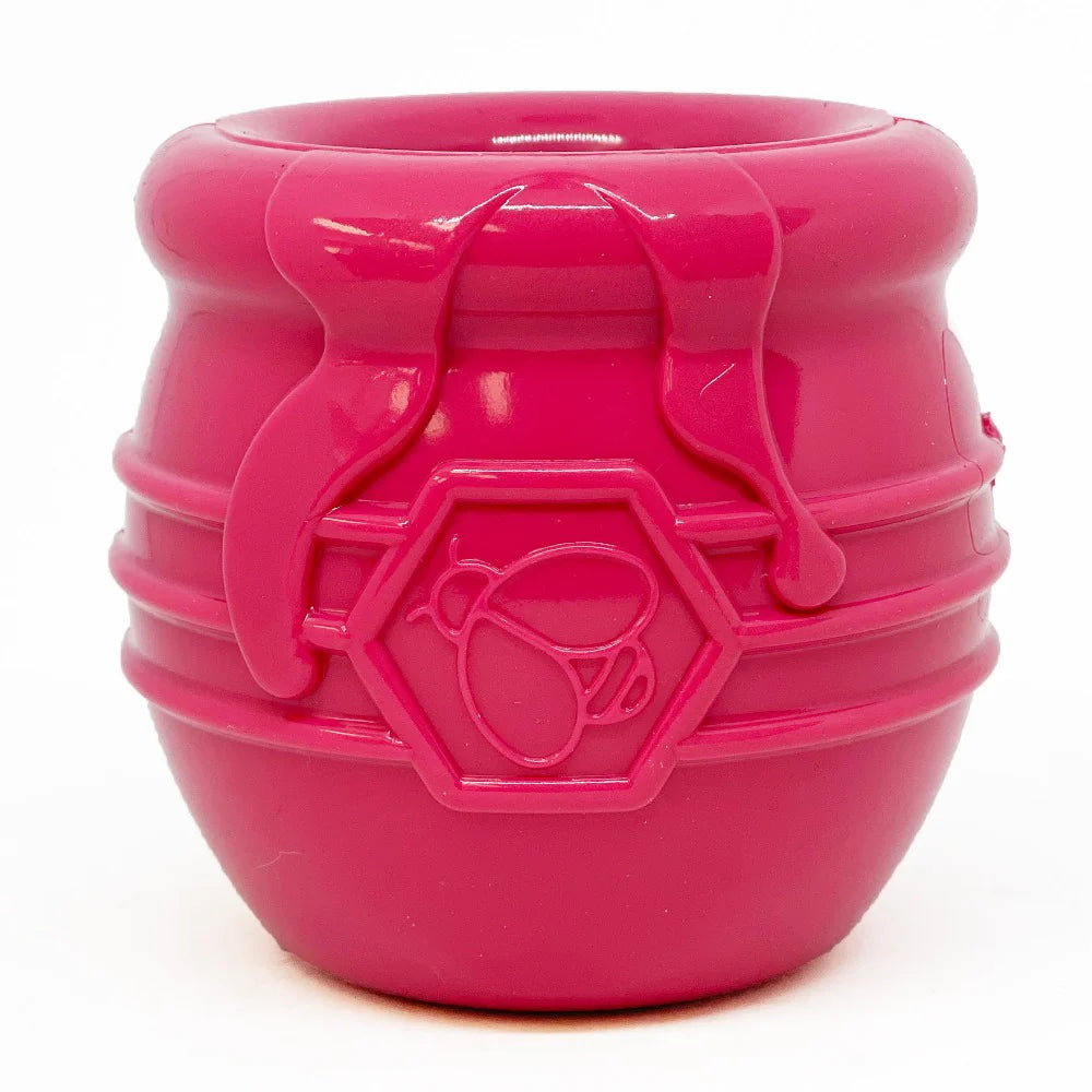 Soda Pup - HONEY POT DURABLE PUP-X RUBBER TREAT DISPENSER & ENRICHMENT TOY