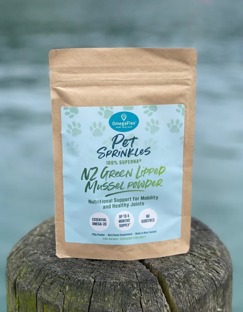 OmegaFlex - Pet Sprinkles - Green Lipped Mussel Powder