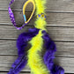 Chaser with faux fur tassels
