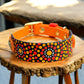 Small Pre-Made Mandala Dot Painted BioThane Collars
