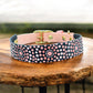 Large Pre-Made Mandala Dot Painted BioThane Collars