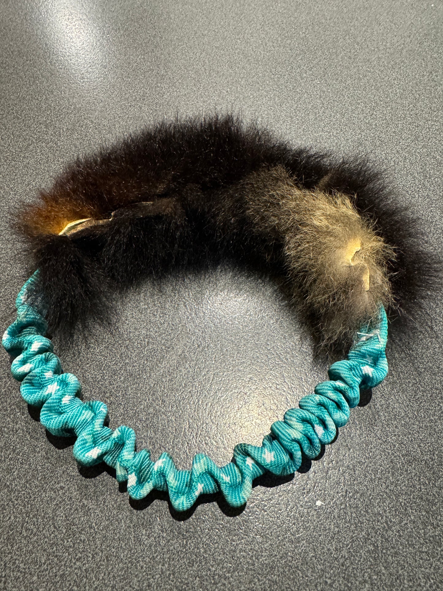 Real Fur Bungee Ring Tugs
