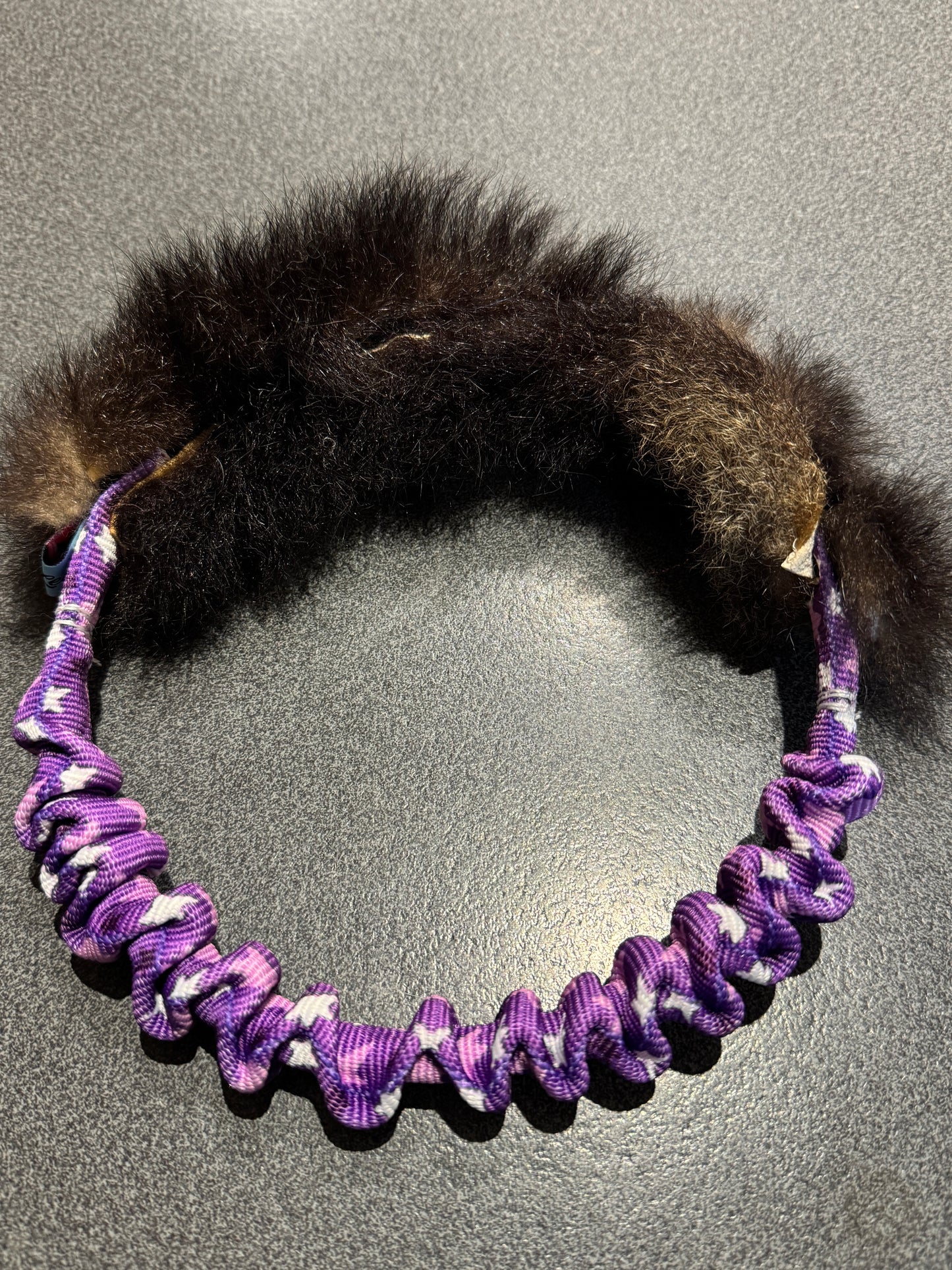 Real Fur Bungee Ring Tugs