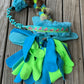 Bungee Possum Fur Braided Tugs with Tassel