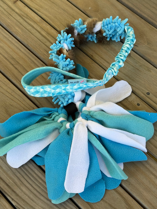 Bungee Possum Fur Braided Mop Tugs with Tassel