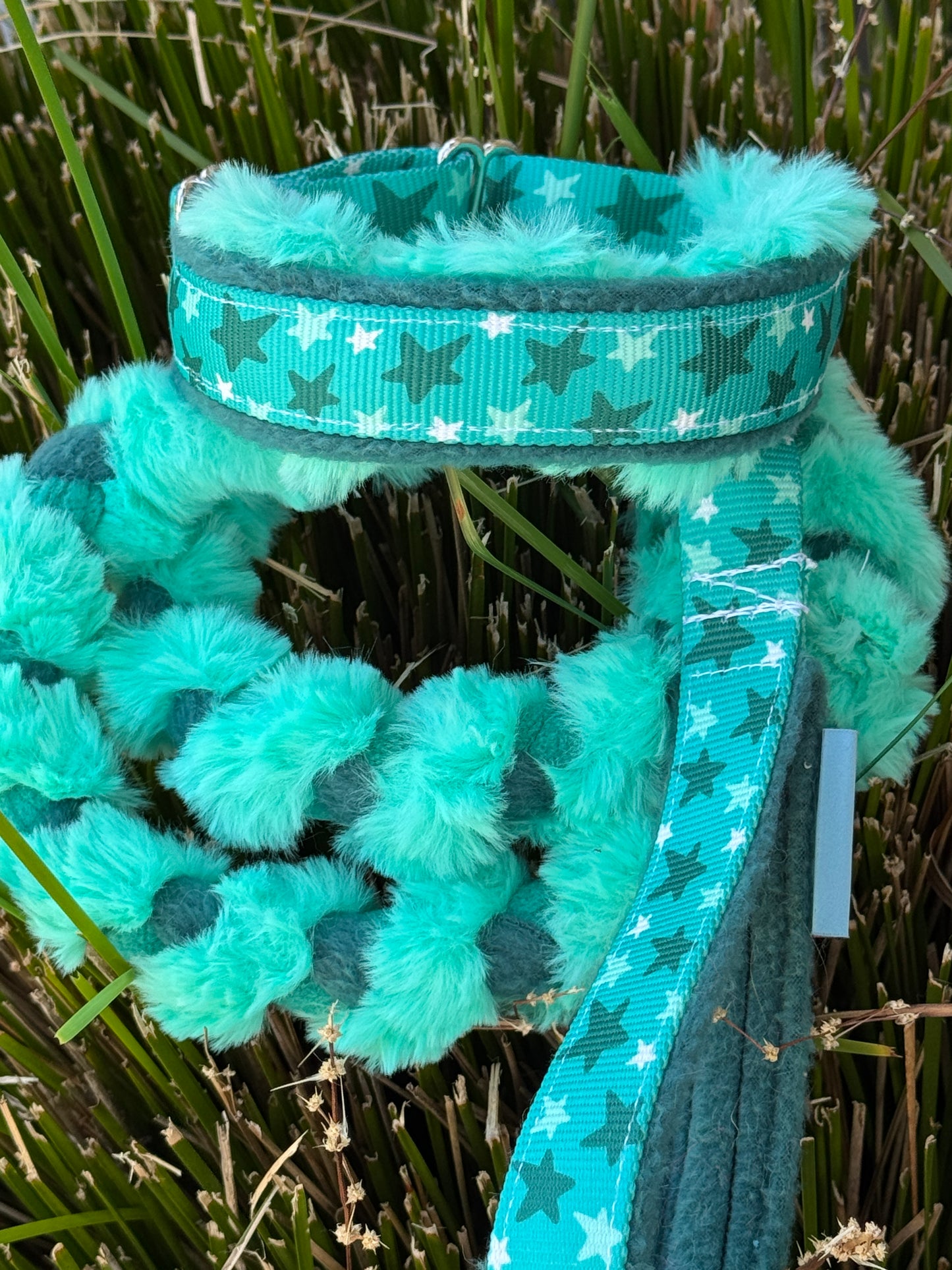 Fluffy Braided Adjustable Limited Slip Lead Sets - Pre-made