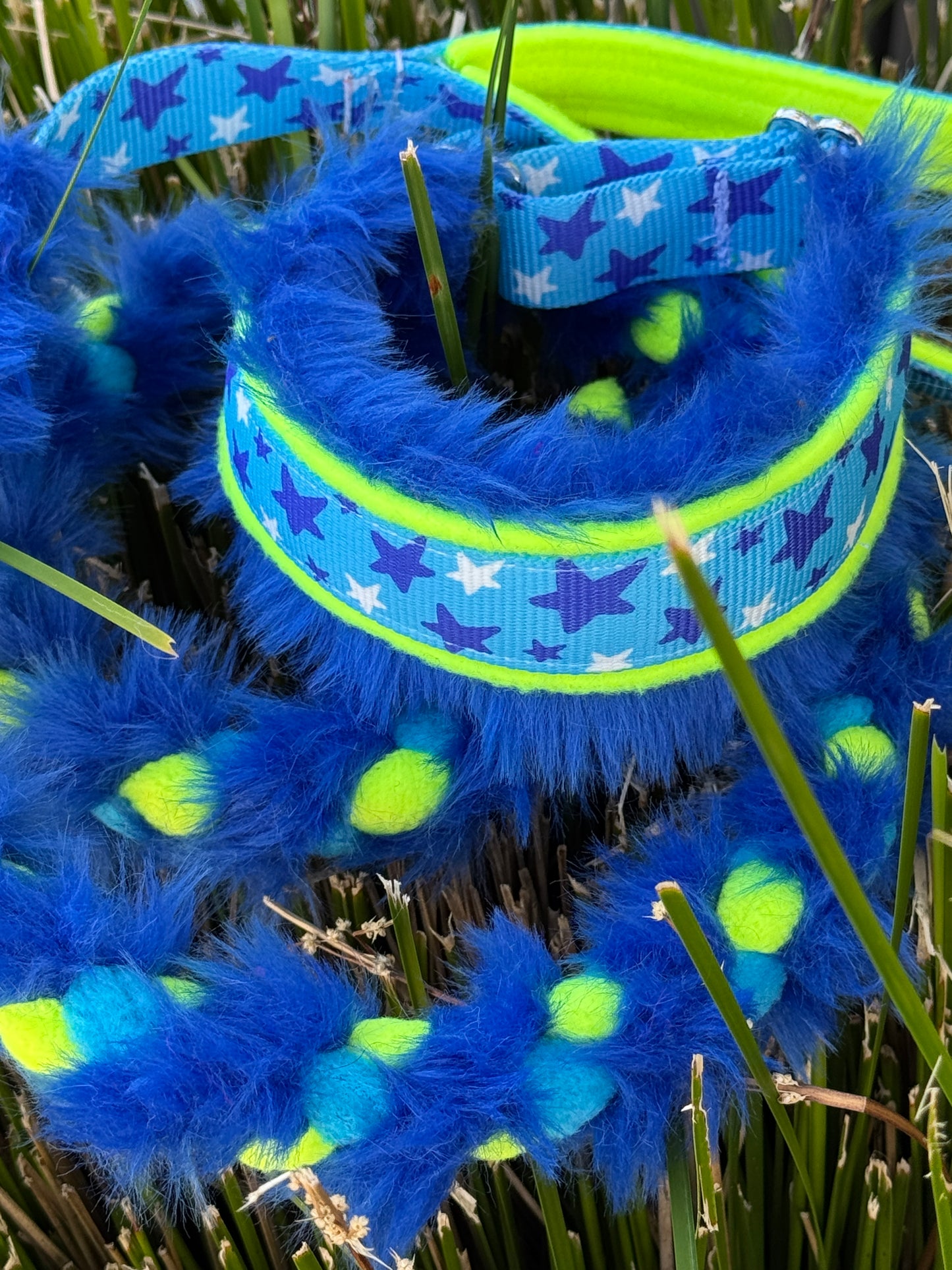 Fluffy Braided Adjustable Limited Slip Lead Sets - Pre-made