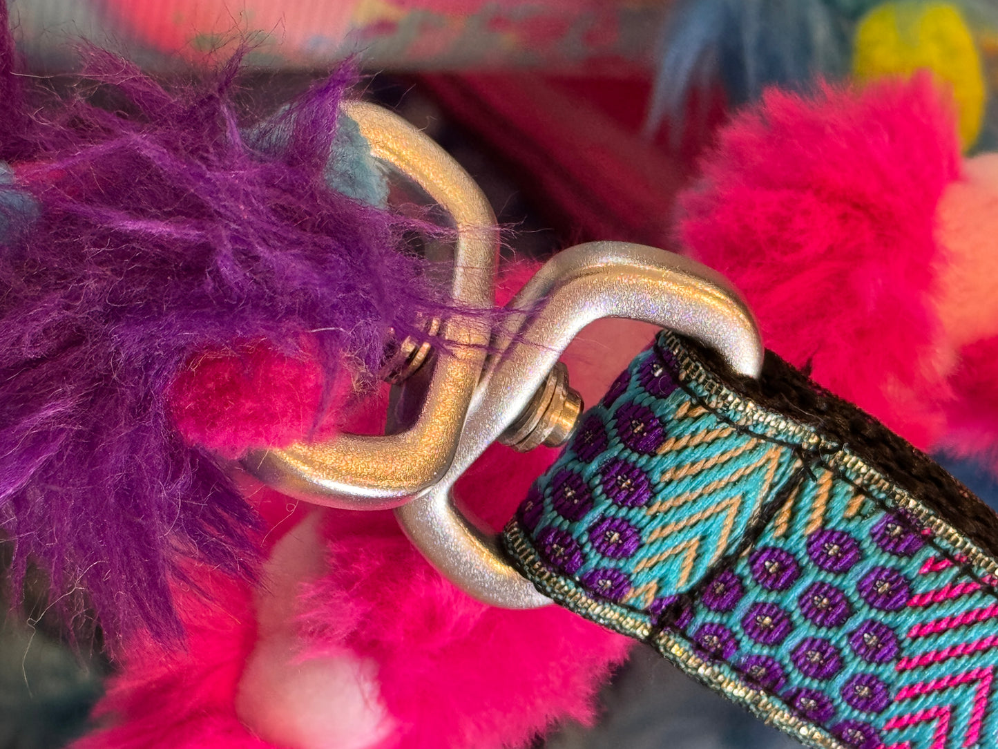 Fluffy Braided Adjustable Limited Slip Lead Sets - Pre-made