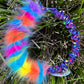 Faux Fur Bungee Ring Tugs
