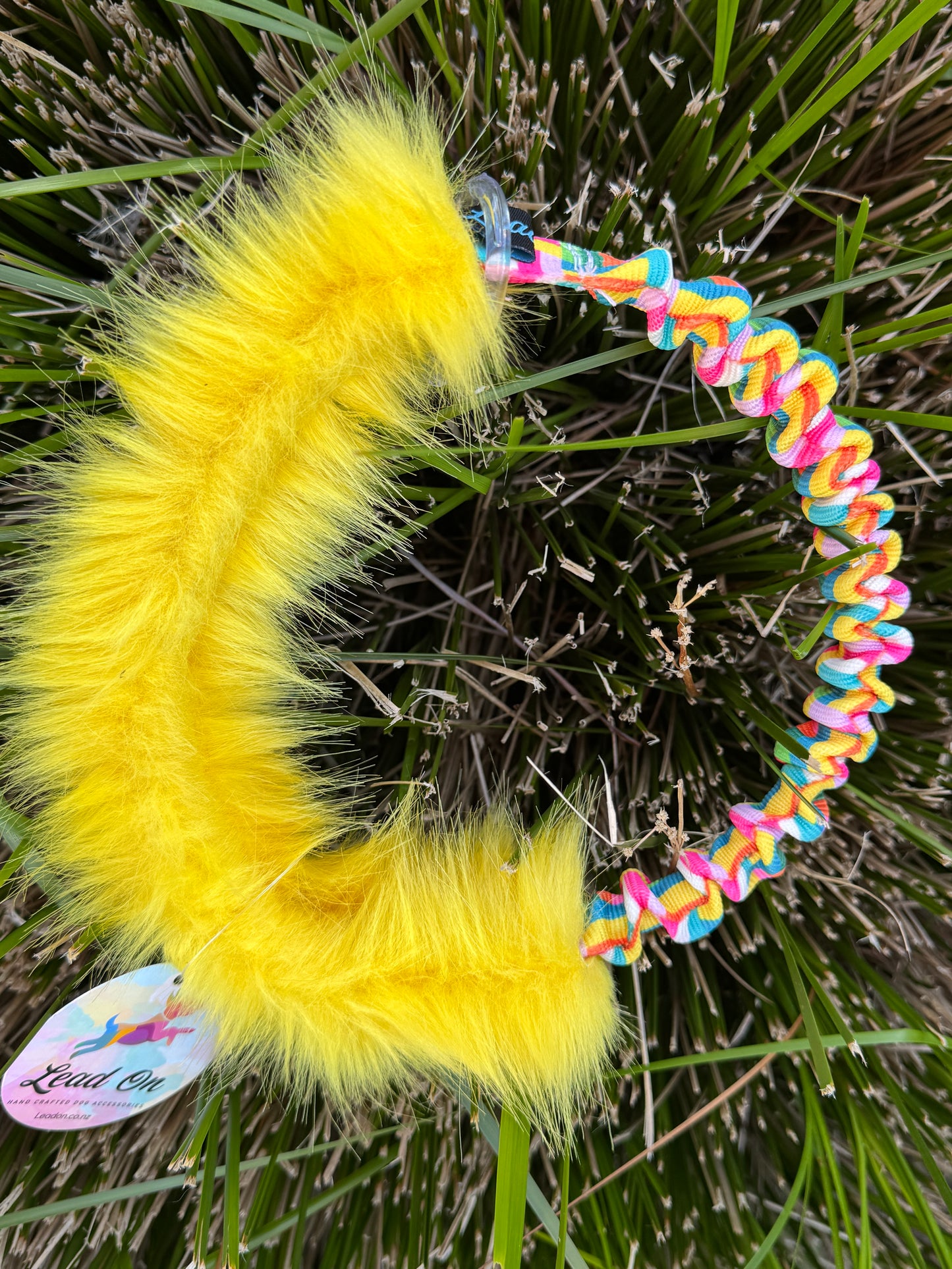 Faux Fur Bungee Ring Tugs