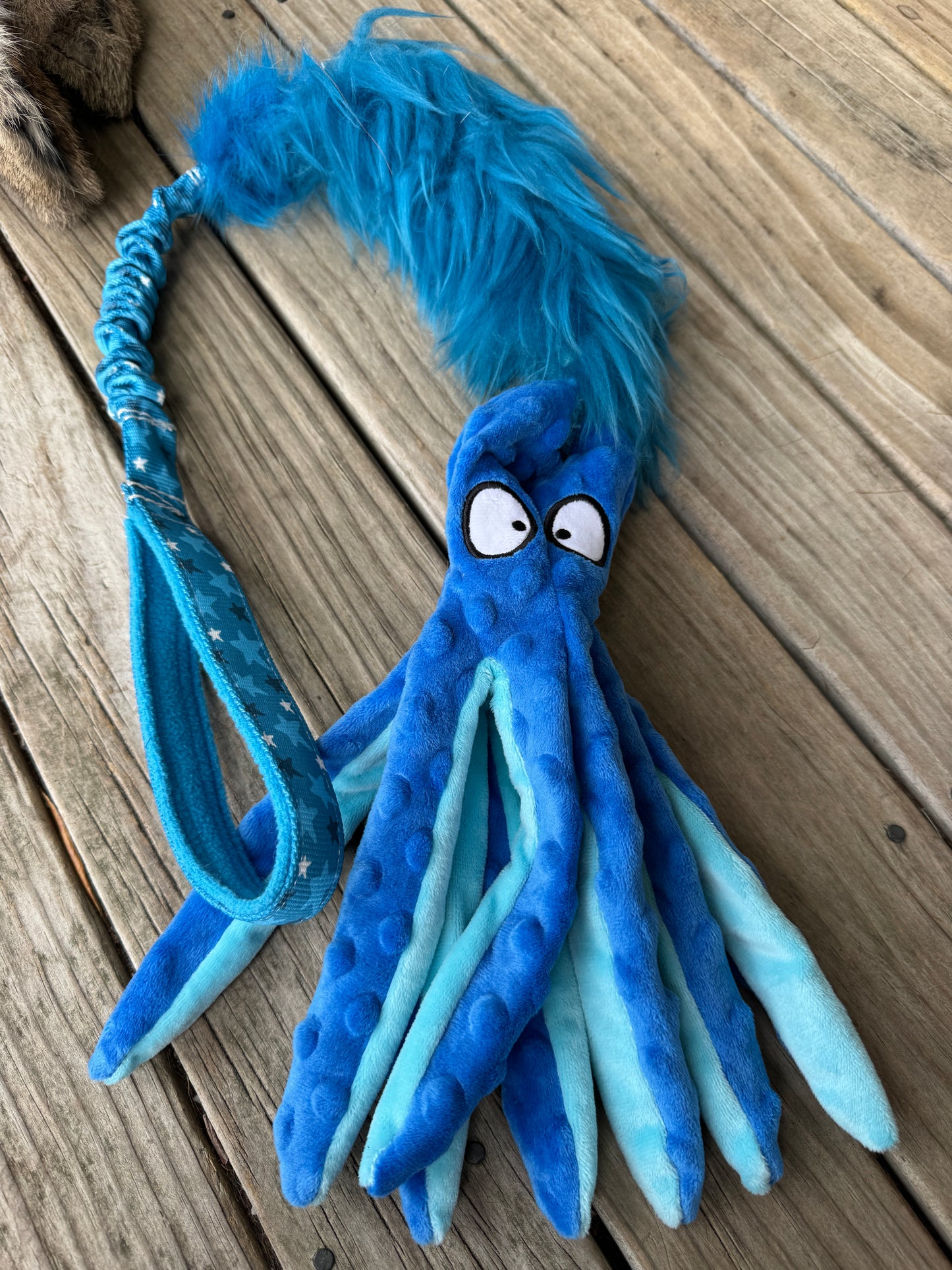 Sheepy or Rabbit Chaser with Octopus Crinkle/Squeak stuffed