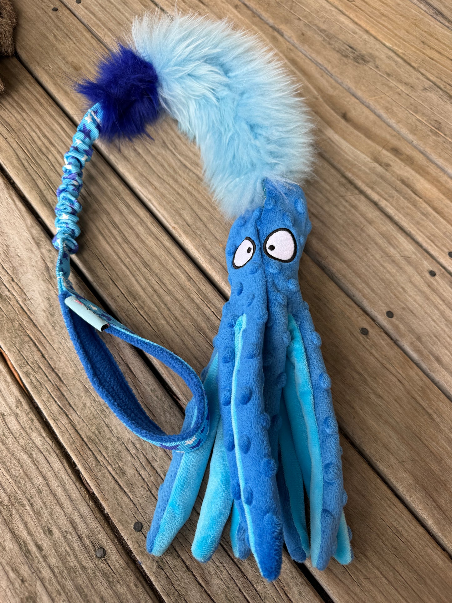 Sheepy or Rabbit Chaser with Octopus Crinkle/Squeak stuffed