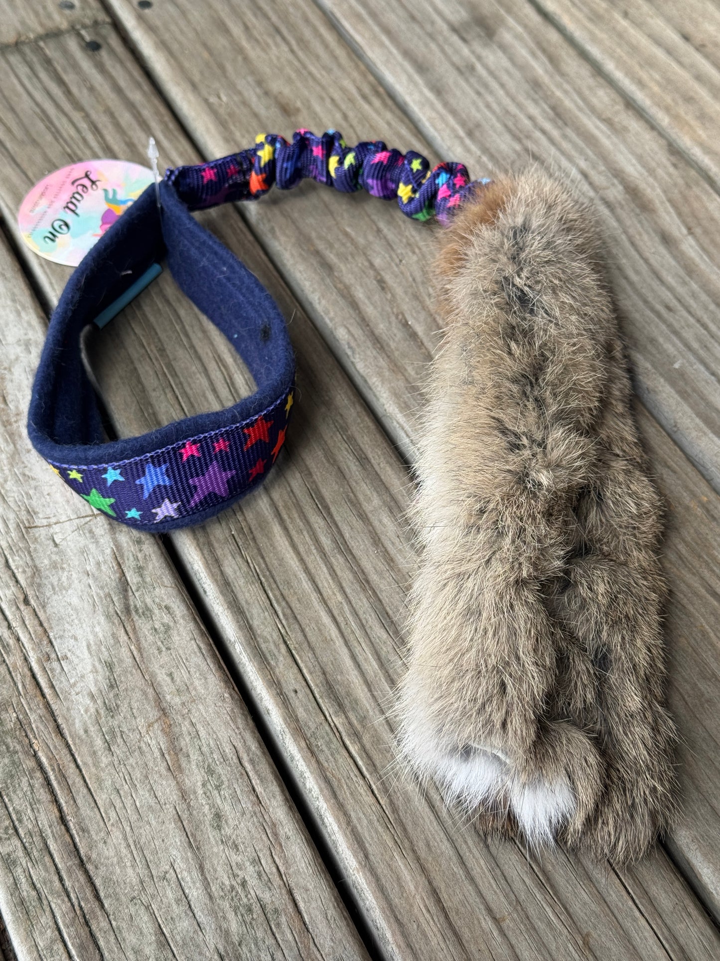 Rabbit Fur Tug- Pocket and Regular Handle