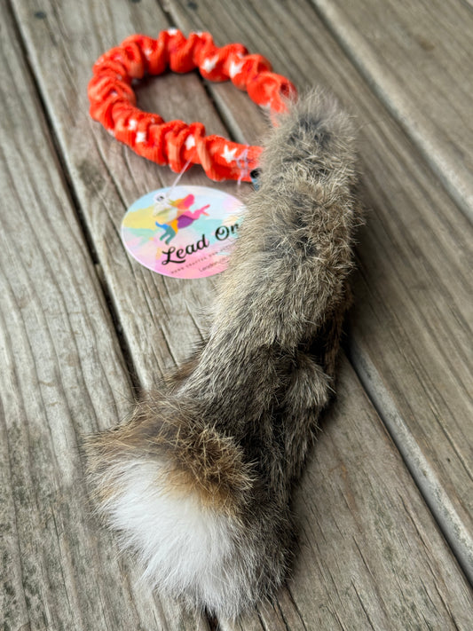 Rabbit Fur Tug- Pocket and Regular Handle