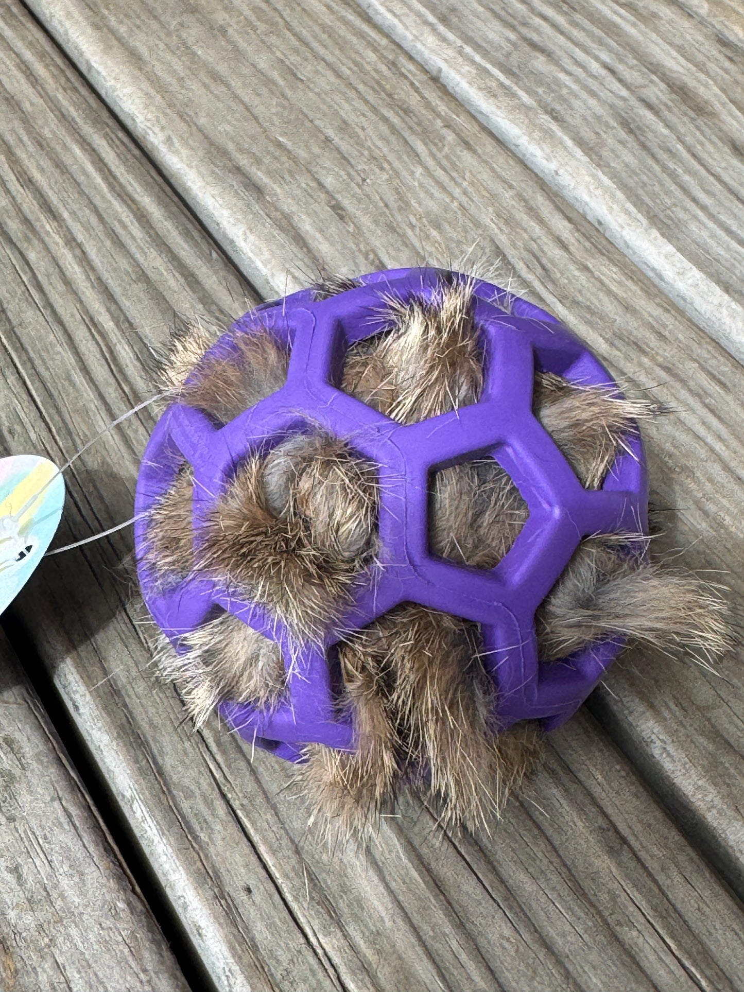 Rabbit Fur Stuffed Ball