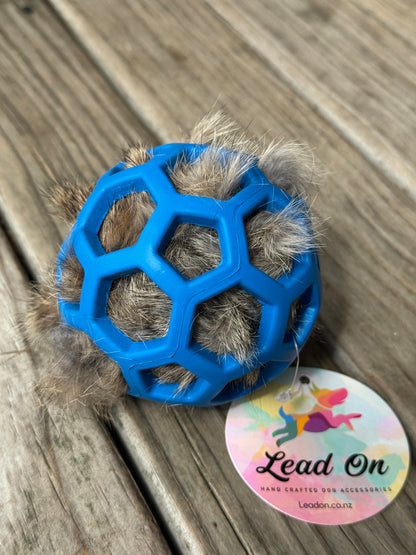 Rabbit Fur Stuffed Ball