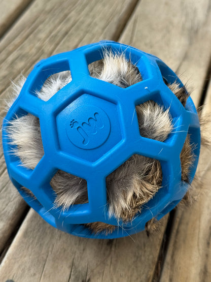 Rabbit Fur Stuffed Ball