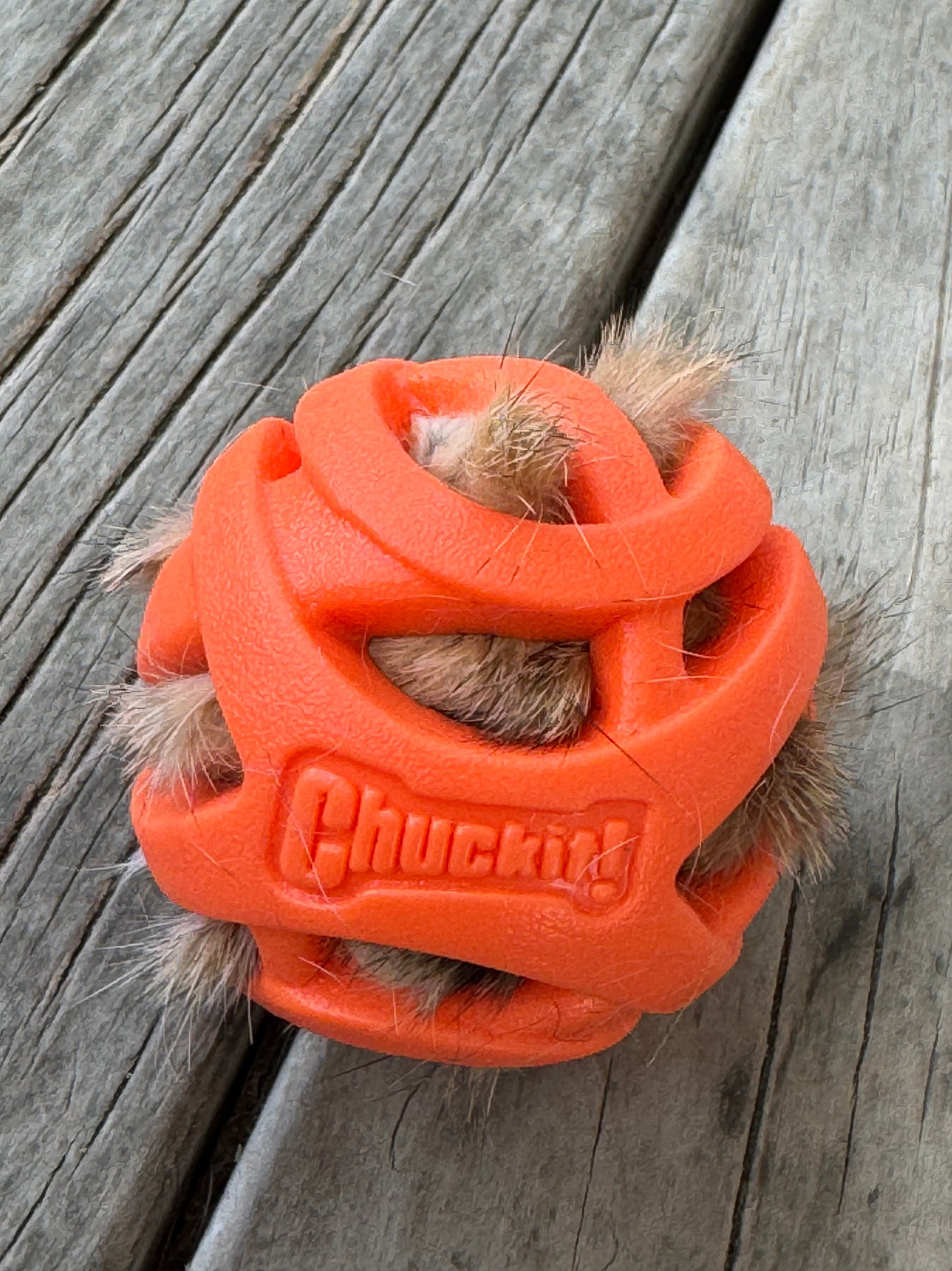 Rabbit Fur Stuffed Ball