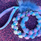Pastel Fluffy braided Tug Leads