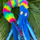 Plush Octopus with Bungee  covered plush handle