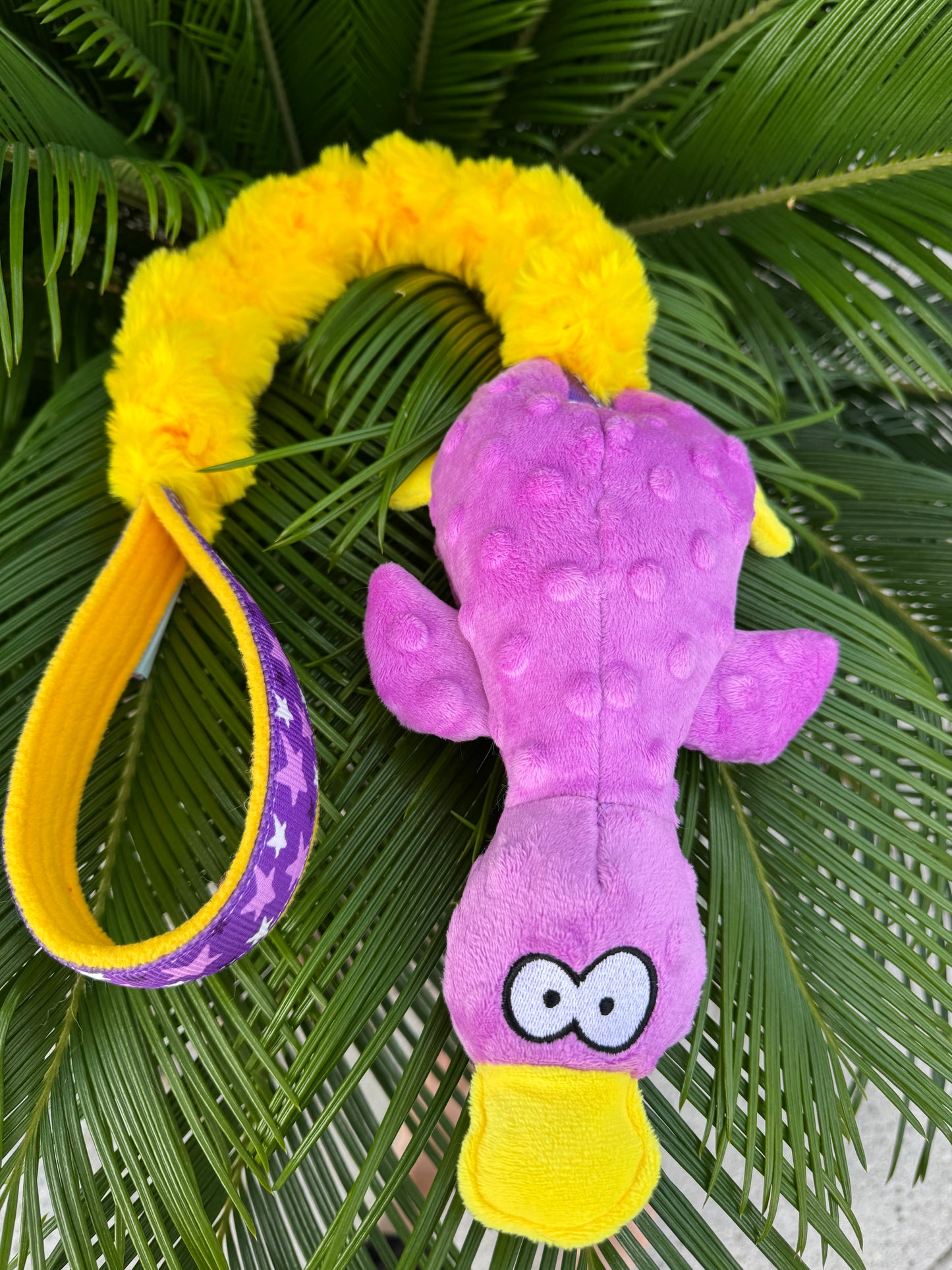 Plush Octopus with Bungee  covered plush handle