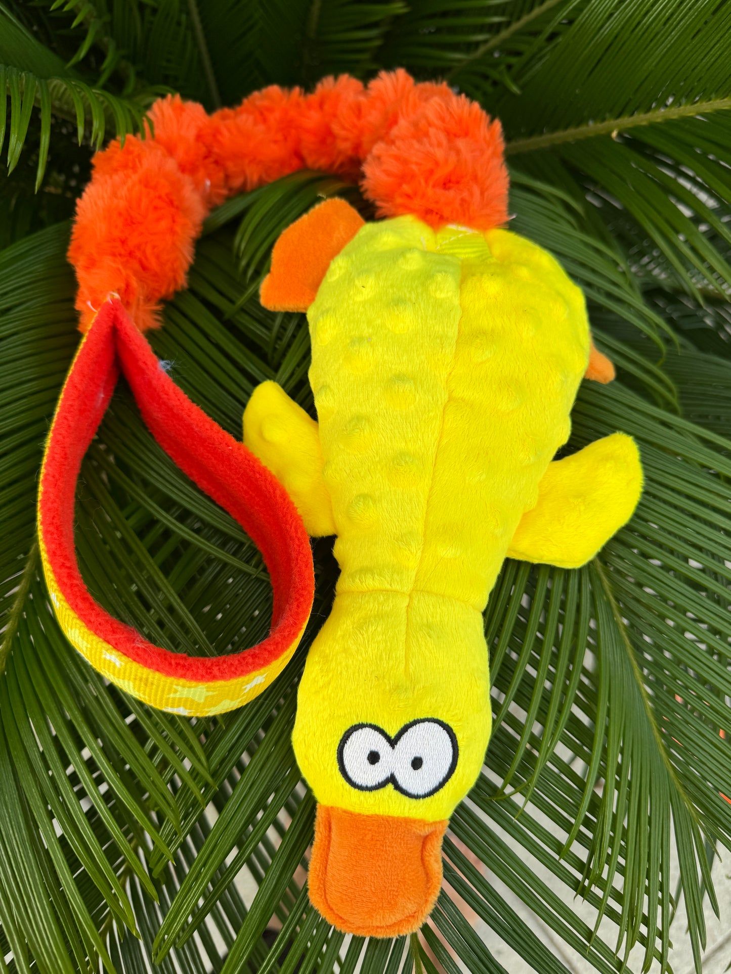 Plush Octopus with Bungee  covered plush handle