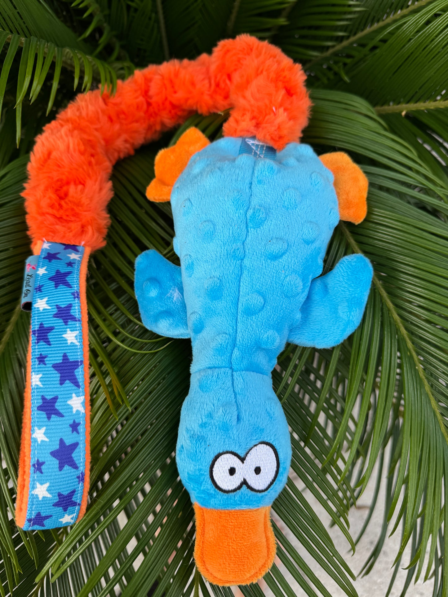 Plush Octopus with Bungee  covered plush handle