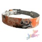 Pre-Made Large Marbled Painted BioThane Collars
