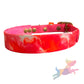 Pre-Made Large Marbled Painted BioThane Collars