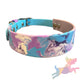 Pre-Made Medium Marbled Painted BioThane Collars