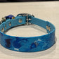 Pre-Made Large Marbled Painted BioThane Collars