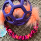 JW Holee Roller Balls with Bungee Ring & Faux Fur