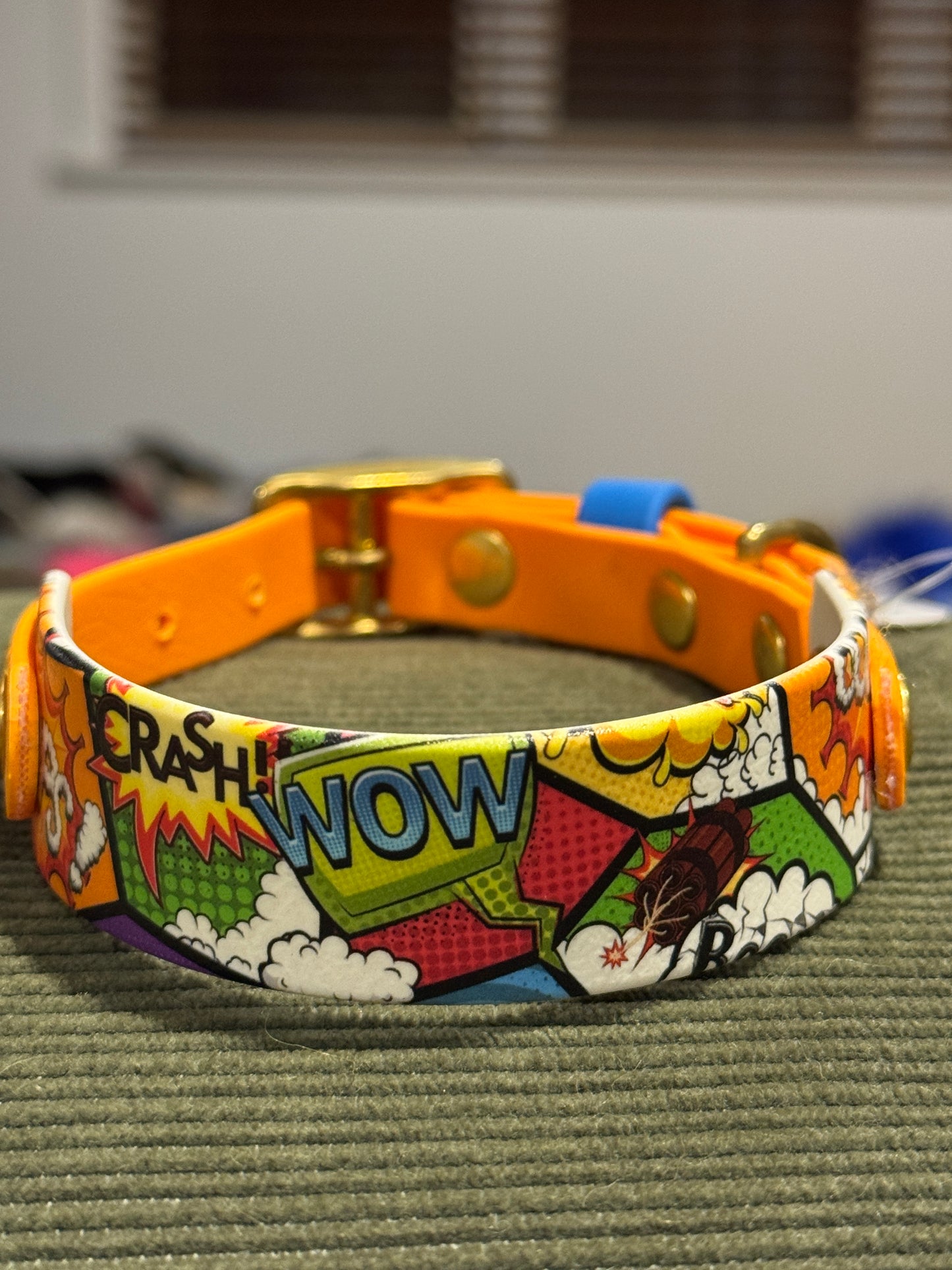SALE Pre-Made  UV Printed BioThane Collars