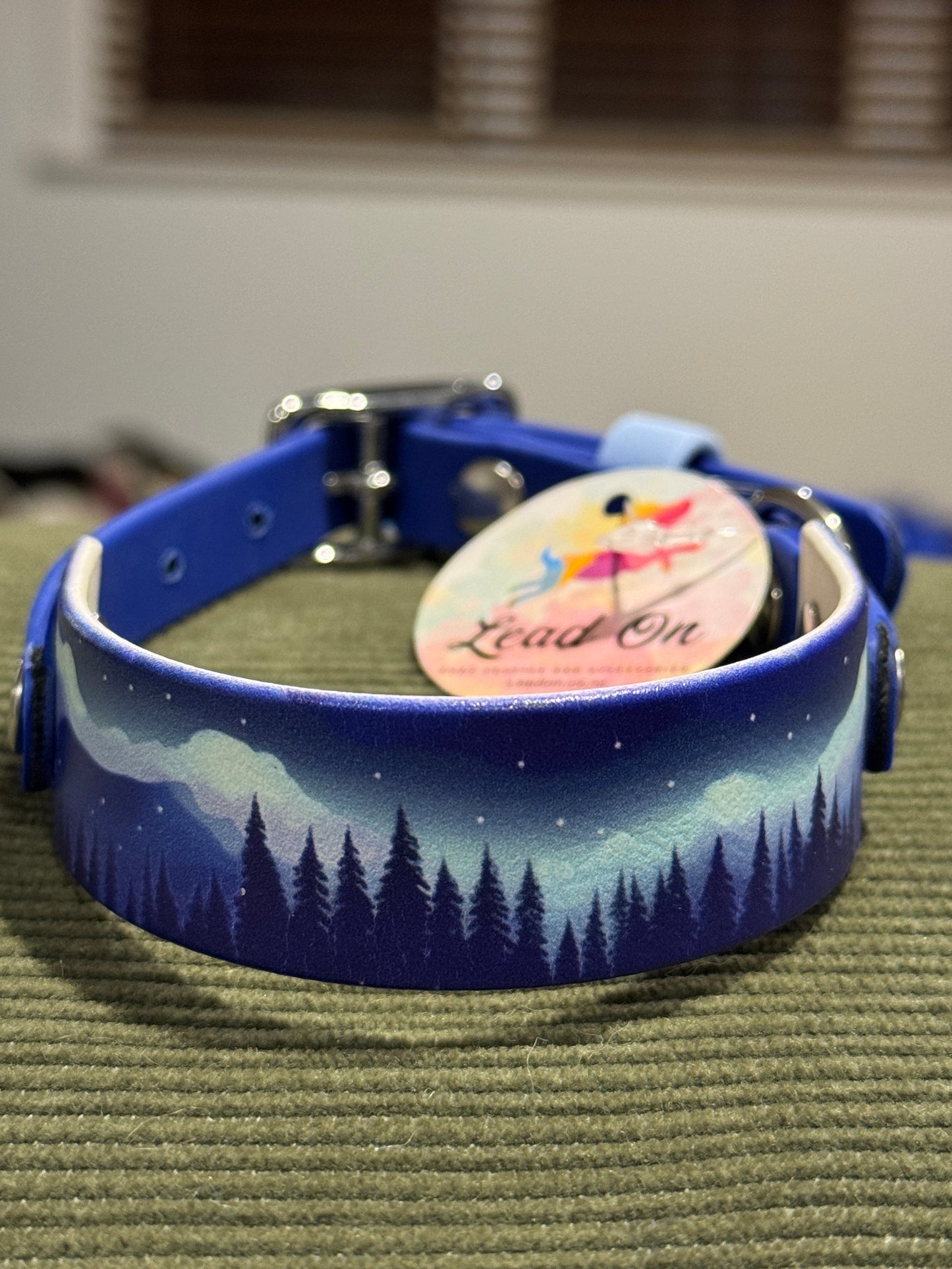 SALE Pre-Made  UV Printed BioThane Collars