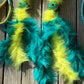 Chaser with faux fur tassels