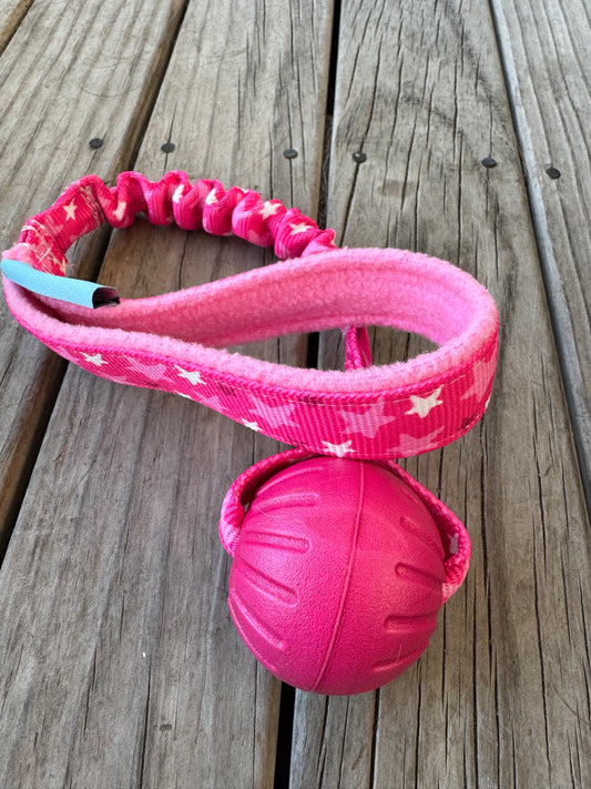 'Furless' Bungee Handle Ball Tugs