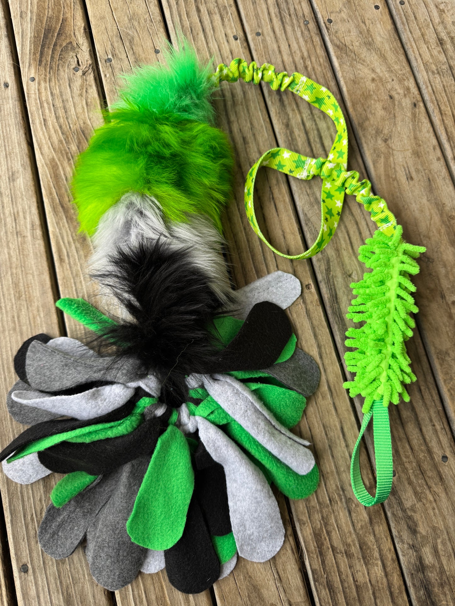 Sheepy and Tassel CHASER Combo - with bungee attachment end