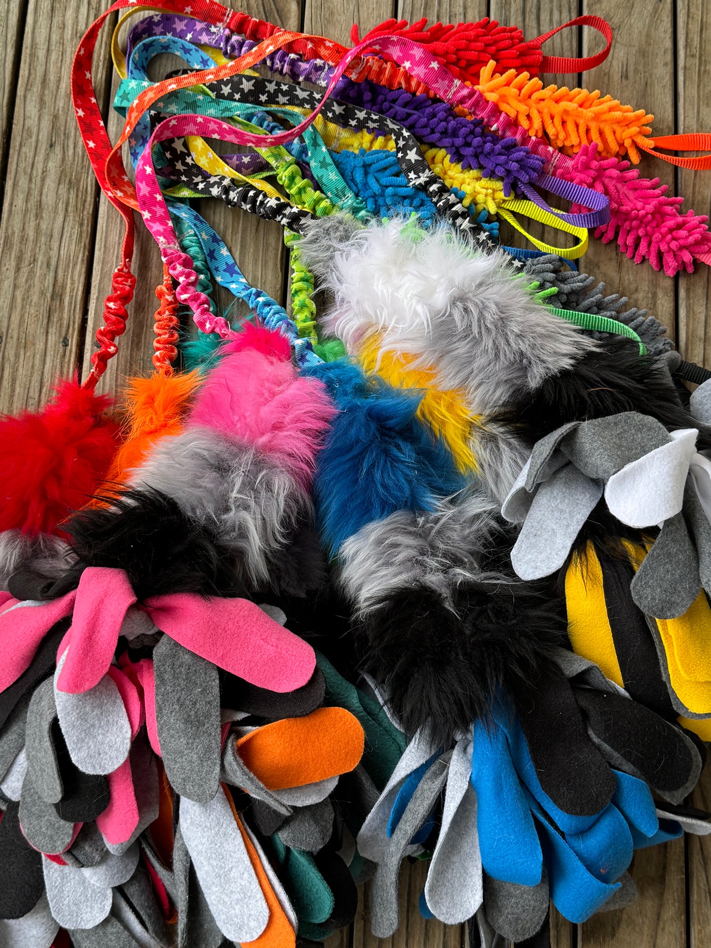 Sheepy and Tassel CHASER Combo - with bungee attachment end