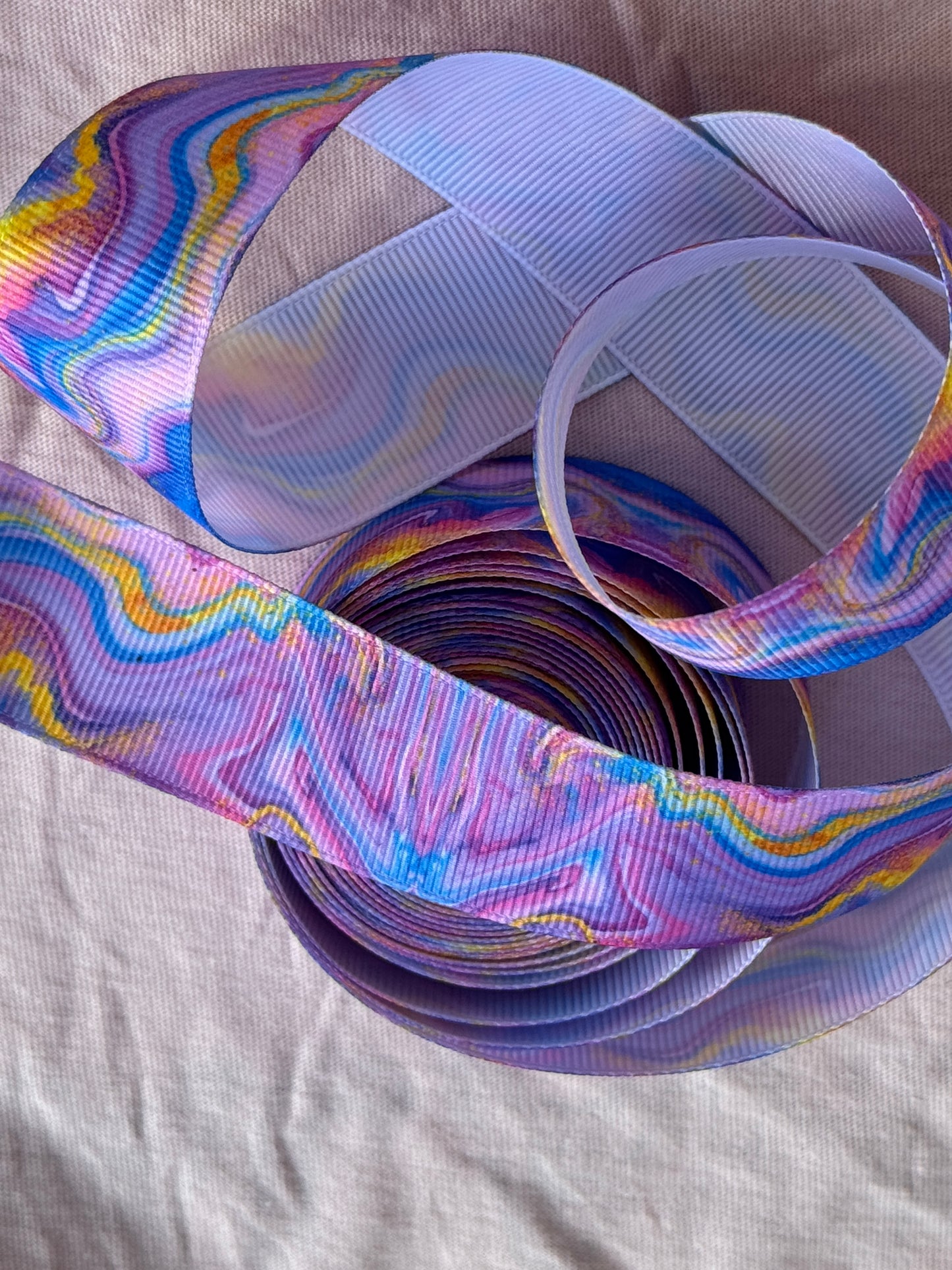 Mixed Colour Patterned Ribbon Options