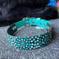 Medium Pre-Made Mandala Dot Painted BioThane Collars