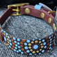 Small Pre-Made Mandala Dot Painted BioThane Collars