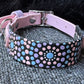 Small Pre-Made Mandala Dot Painted BioThane Collars