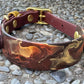 Pre-Made Small Marbled Painted BioThane Collar