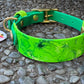 Pre-Made Small Marbled Painted BioThane Collar