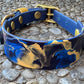 Pre-Made Small Marbled Painted BioThane Collar